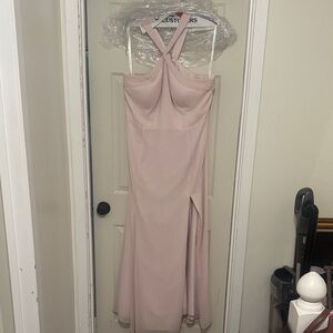 Azazie Rue in Blushing Pink